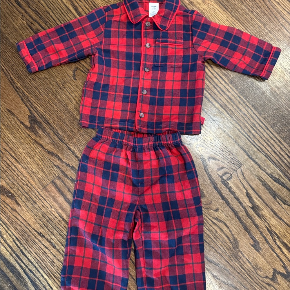 Janie & Jack Holiday Pajamas 6-12 months